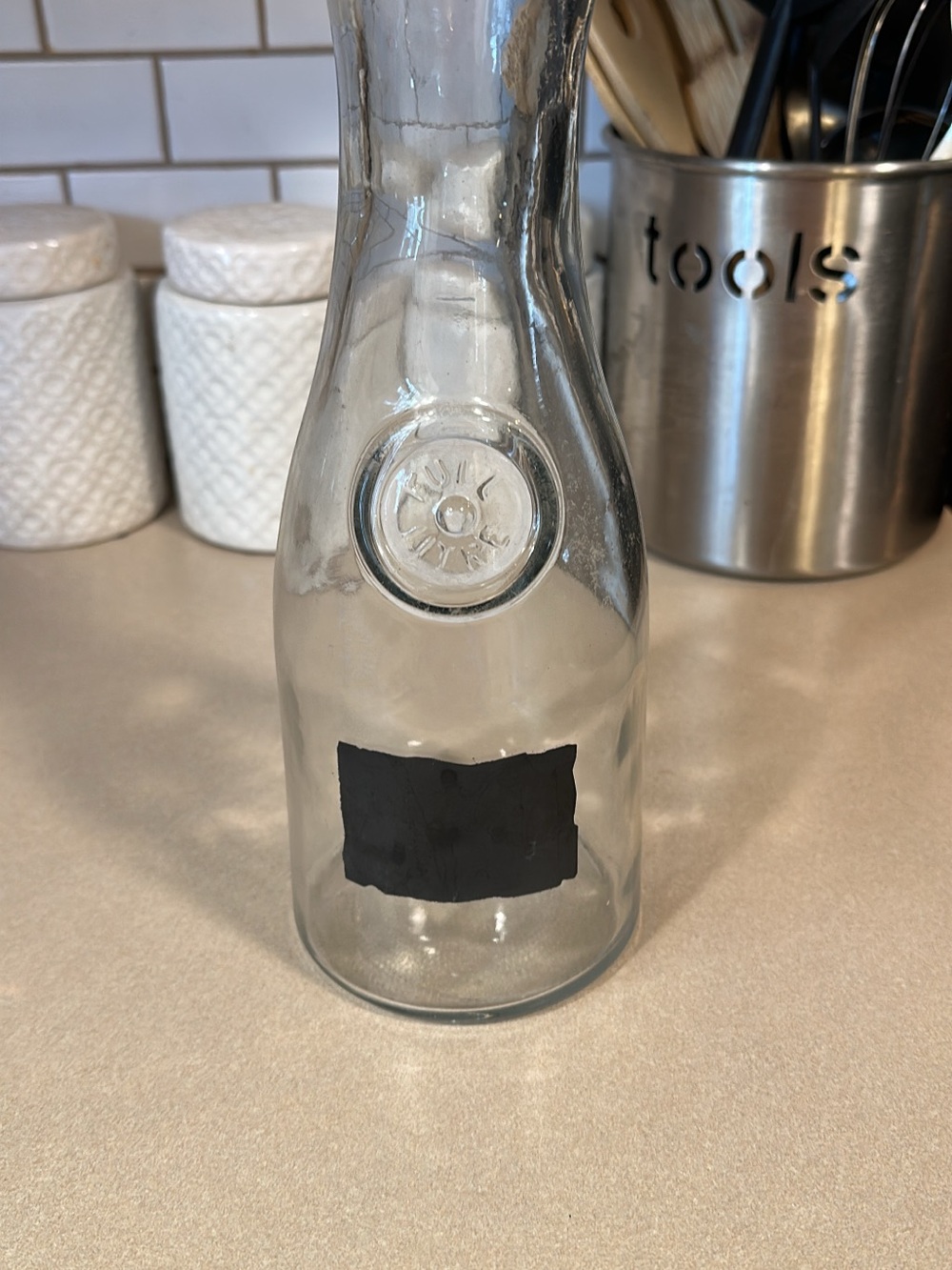 Glass drink holder